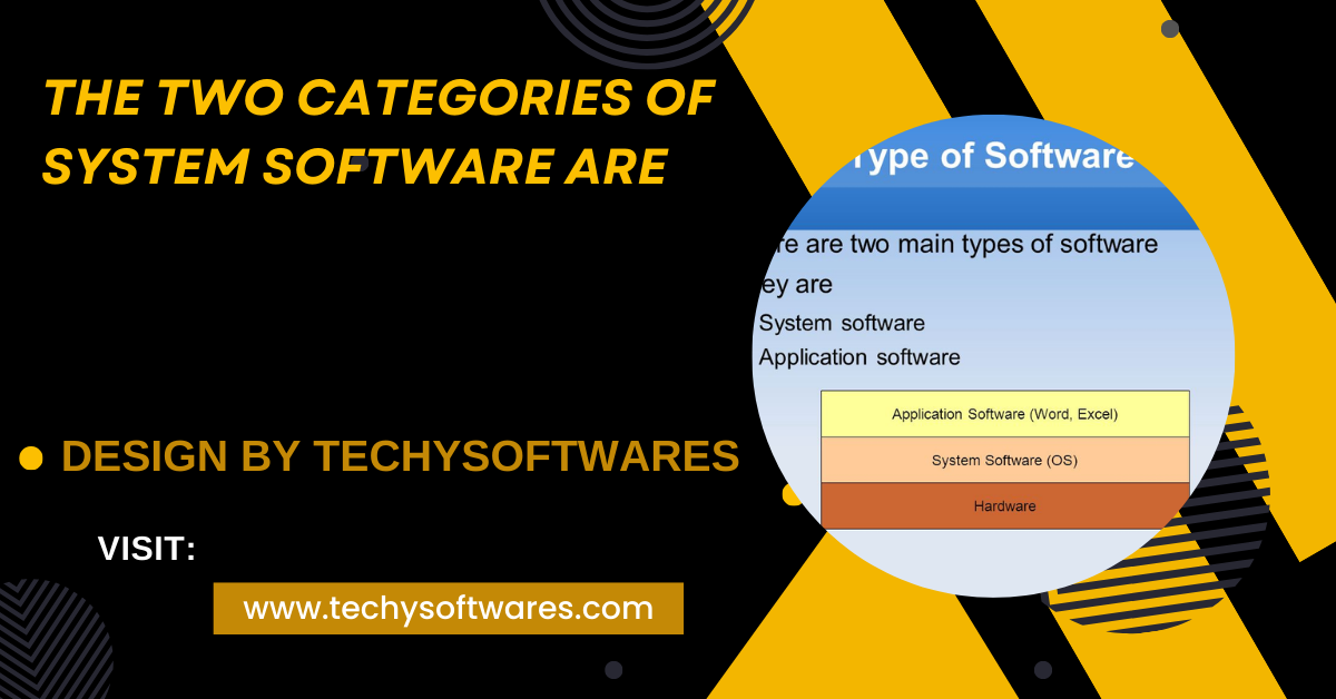 The Two Categories Of System Software Are –  A Detailed Overview!