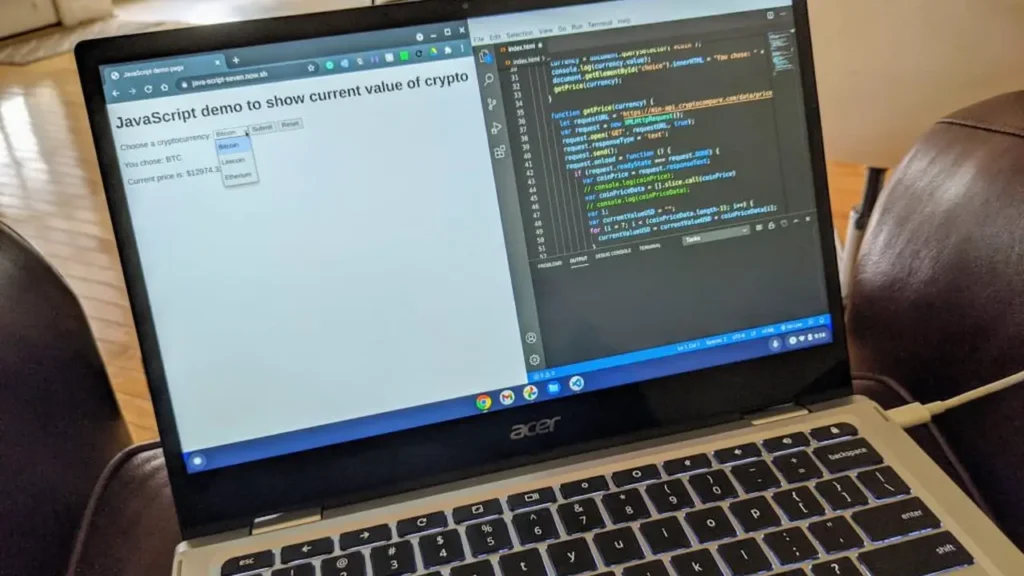 Challenges of Programming the Midland MXT105 on a Chromebook