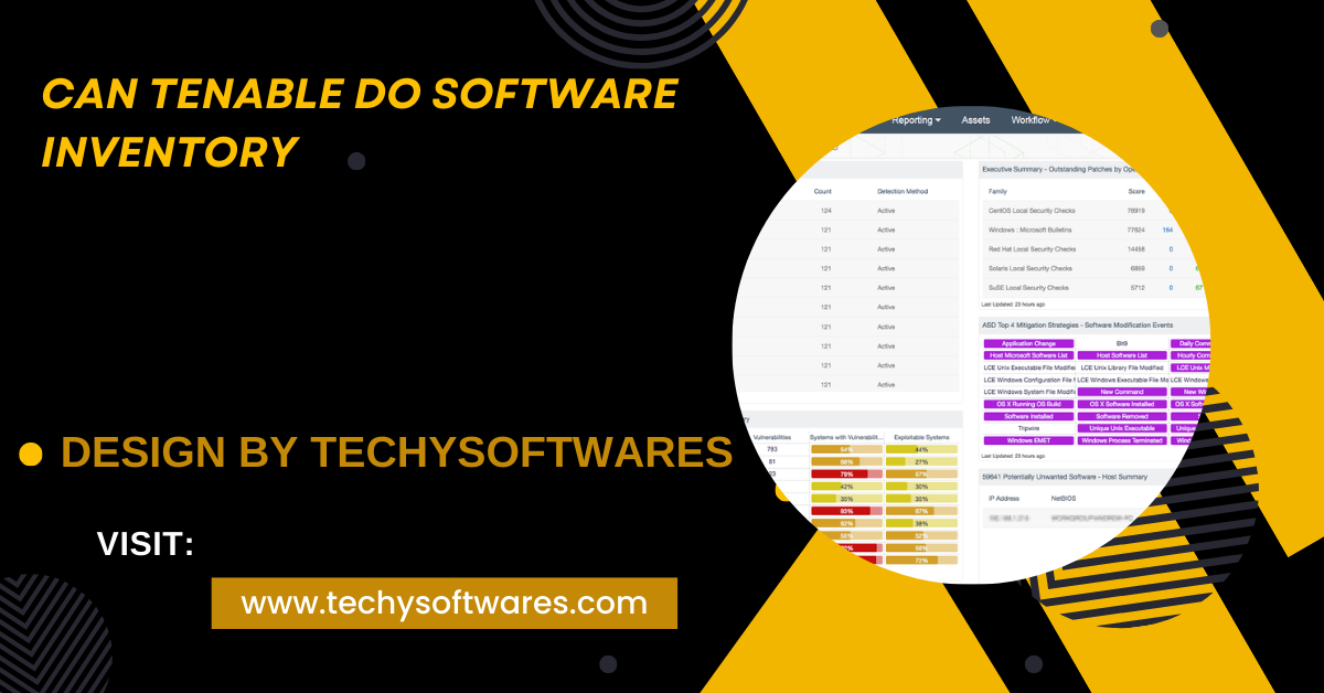 Can Tenable Do Software Inventory