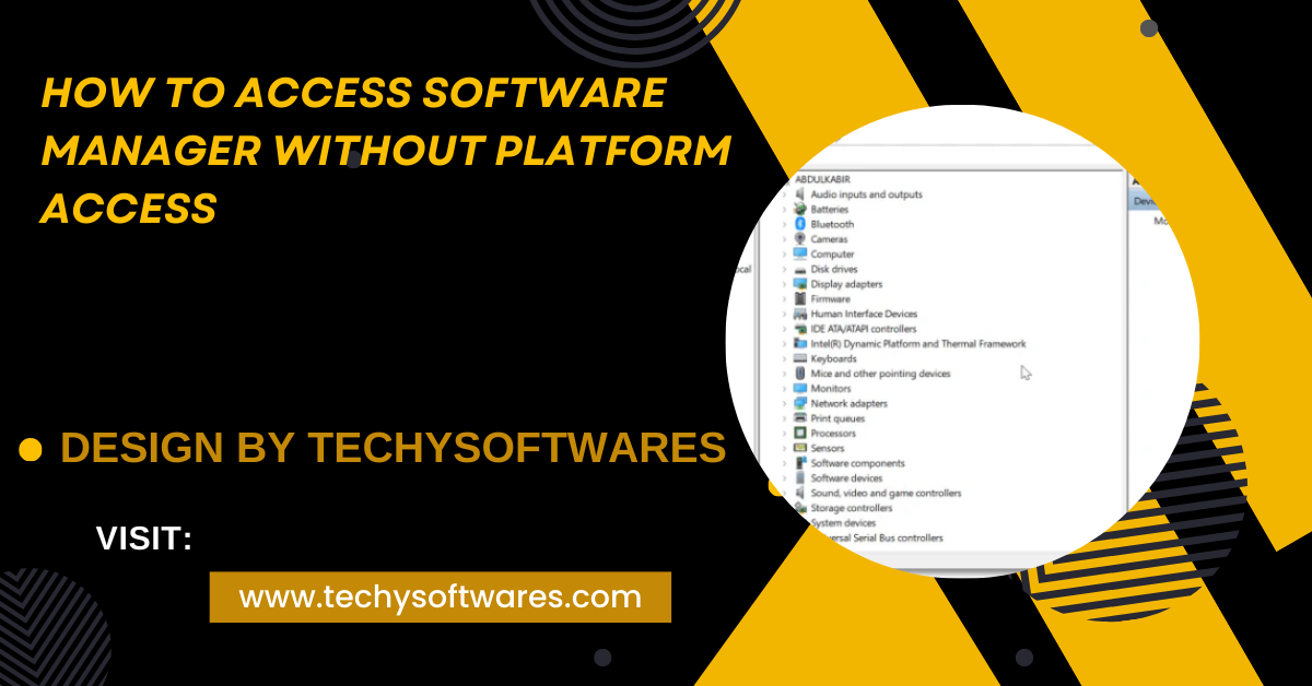 How To Access Software Manager Without Platfrom Acess – Learn How to Use Software Manager with These Tips!